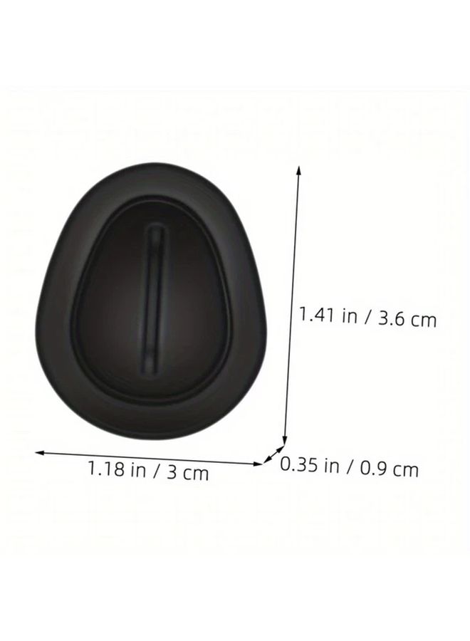 Black 8pcs Silicone Car Cup Holder Inserts Durable Easy to Use Anti Splash Coasters - Image 2