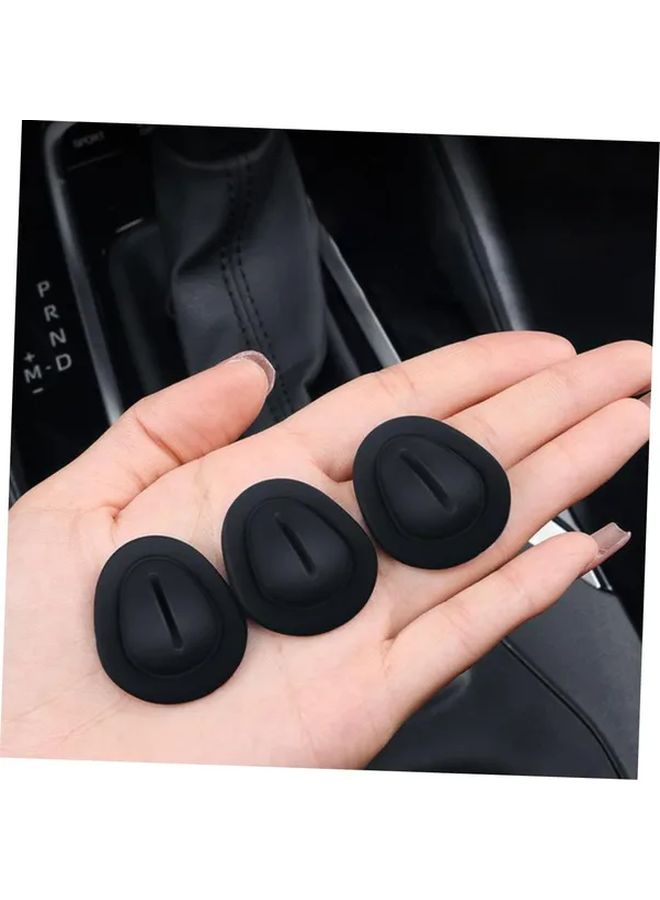Black 8pcs Silicone Car Cup Holder Inserts Durable Easy to Use Anti Splash Coasters - Image 3