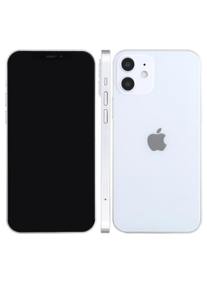 For iPhone 12 Black Screen Non-Working Fake Dummy Display Model(White)