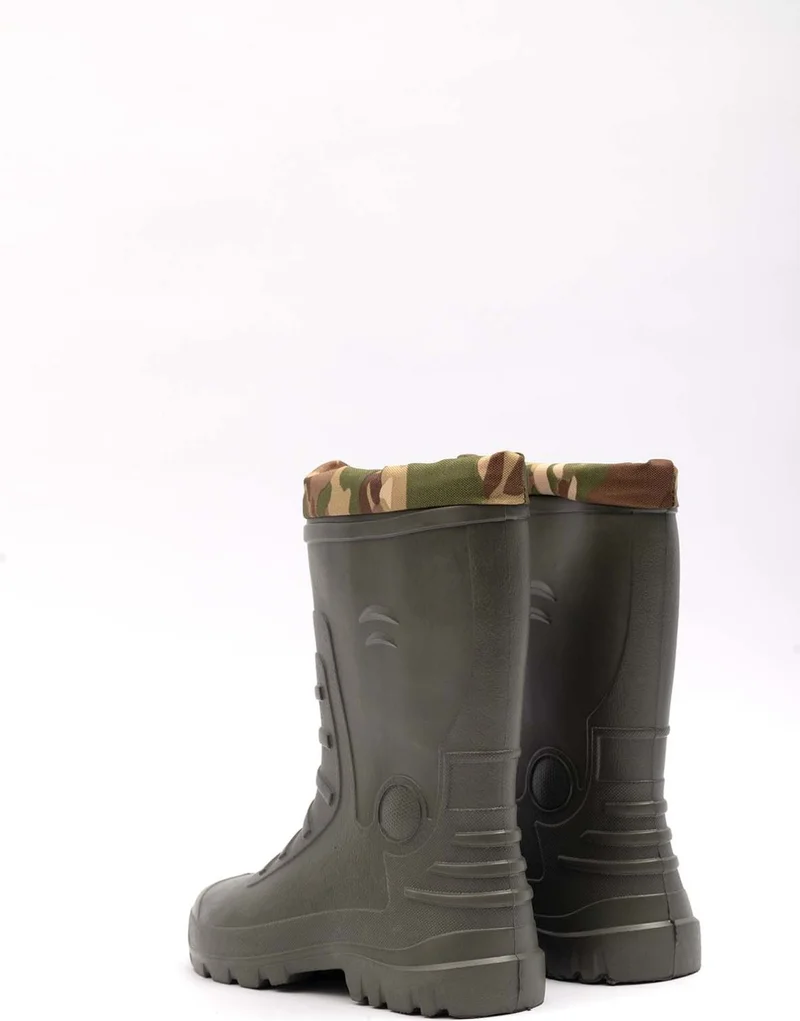Gezer Winter Men's Short Ruffle Boots with Socks
