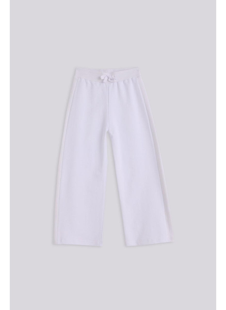 Tyess Basic Bg Store Girl White Sweatpants  - Image 5