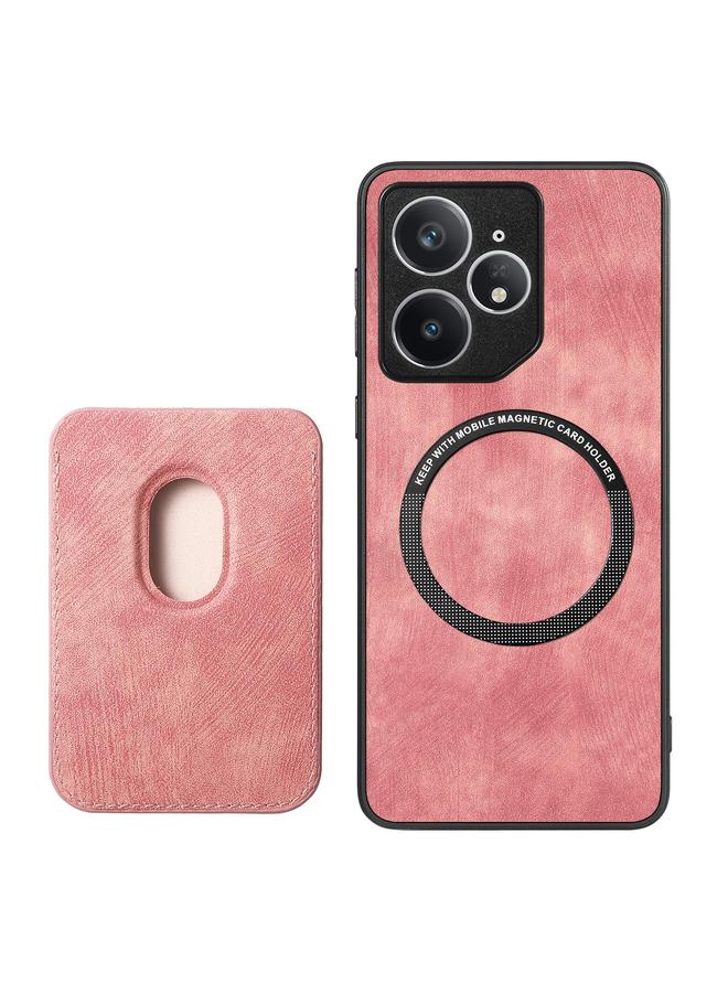 اس-توب جراب هاتف Realme Neo7 من الجلد بتصميم كلاسيكي مع حقيبة بطاقات مغناطيسية - Image 3