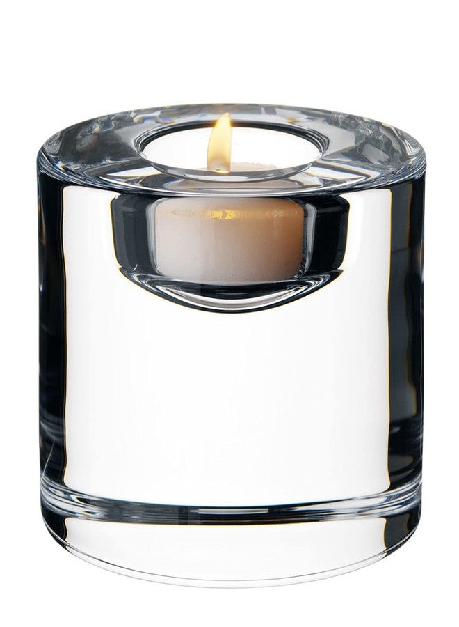 Orrefors Puck Crystal Tealight Votive, 2.25" H X 3.9" W - Image 1