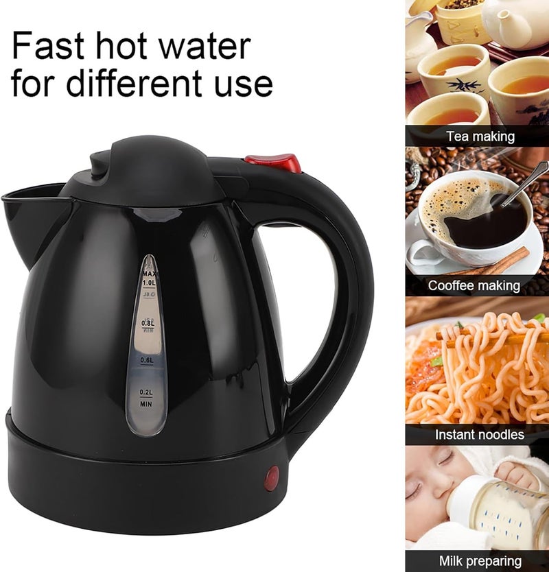 BROLEO Car Electric Kettle, 24V 1000ml Portable Car Kettle Water Boiler with Auto Shut Off & Cigarette Lighter, Stainless Steel Road Trip Car Truck Water Heater for Hot Water, Tea, Coffee - Image 5