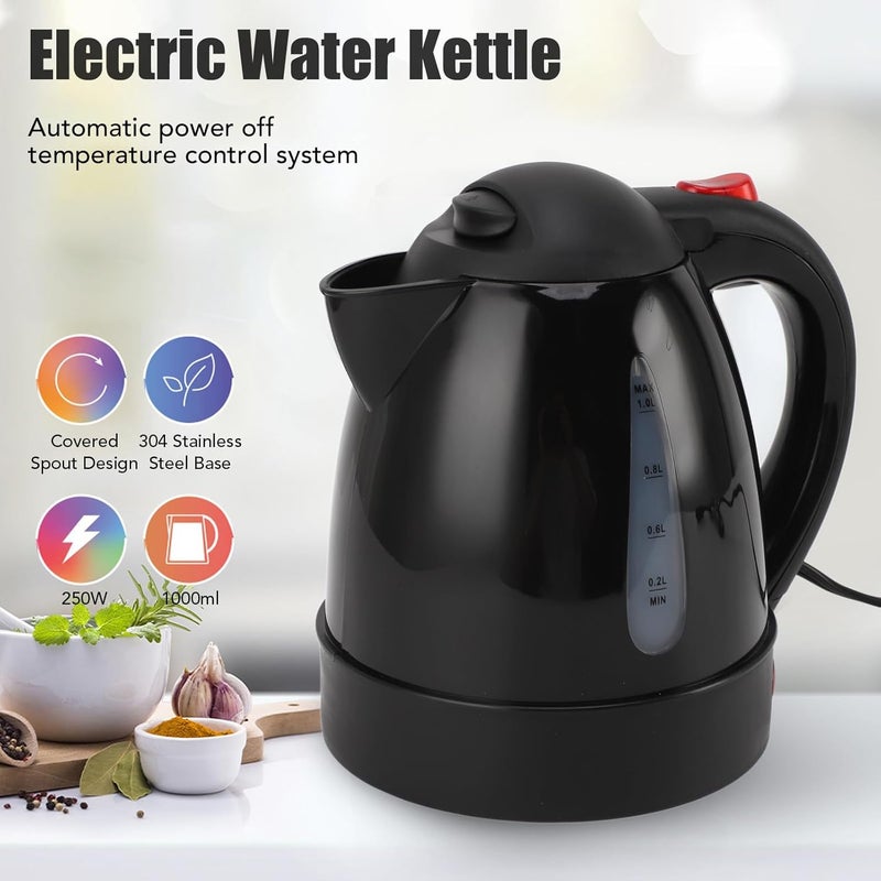 BROLEO Car Electric Kettle, 24V 1000ml Portable Car Kettle Water Boiler with Auto Shut Off & Cigarette Lighter, Stainless Steel Road Trip Car Truck Water Heater for Hot Water, Tea, Coffee - Image 2