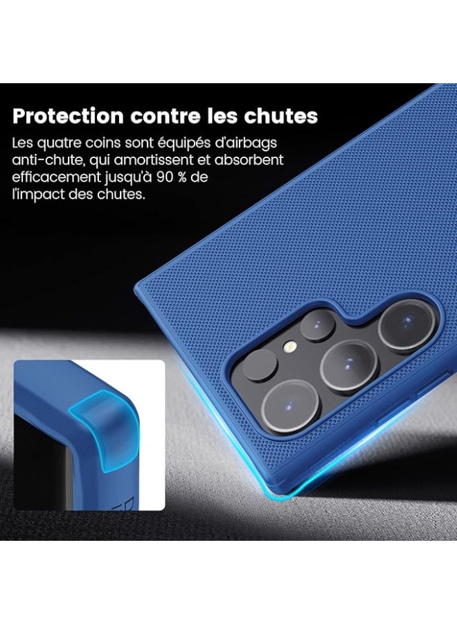 Nillkin Super Frosted Shield Pro Series Cover Case Designed For Samsung Galaxy S23 Ultra - Blue - Image 2