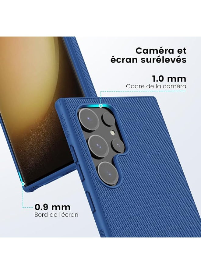 Nillkin Super Frosted Shield Pro Series Cover Case Designed For Samsung Galaxy S23 Ultra - Blue - Image 1