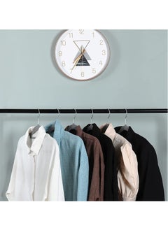 Red Dot Gift 100 Pieces 42cm Grey Non-Slip Velvet Clothes Hanger with 360 Degree Rotatable Hook Durable and Slim  - Image 5