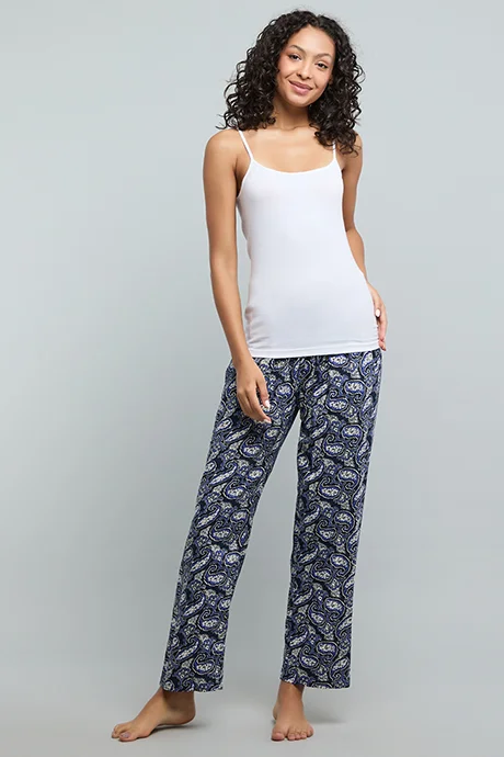 أر أند بي Patterned Pyjama Pants with Drawstring Waist
