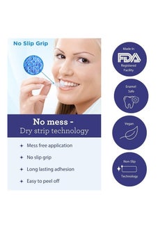 GuruNanda Whitening Strips with Natural Coconut Oil for Sensitive Teeth, 14 Strips  - Image 2
