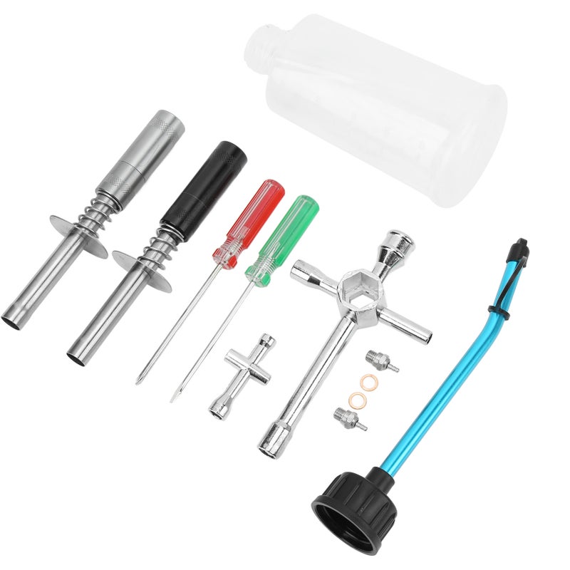 Glow Plug Starter Igniter Kit with Cross Sleeve Screwdriver Oiler for 1/10 1/8 Fuel Truck Parts - Image 2