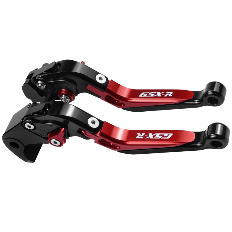XIDAODIT for Suzuki GSXR 600 75020062024 1000R20092024 GSXR 100020052006 Motorcycle Clutch Lever Folding Extendable Adjustable Handlebars Brake and Clutch Levers SetRed - Image 2