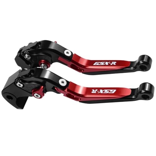 XIDAODIT for Suzuki GSXR 600 75020062024 1000R20092024 GSXR 100020052006 Motorcycle Clutch Lever Folding Extendable Adjustable Handlebars Brake and Clutch Levers SetRed - Image 1