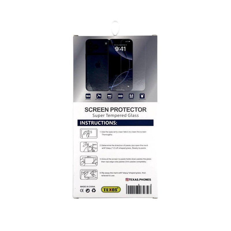 TEXOS G-01 Screen Protector - Super Tempered Glass For iPhone For iPhone 17 Pro Max - Image 2