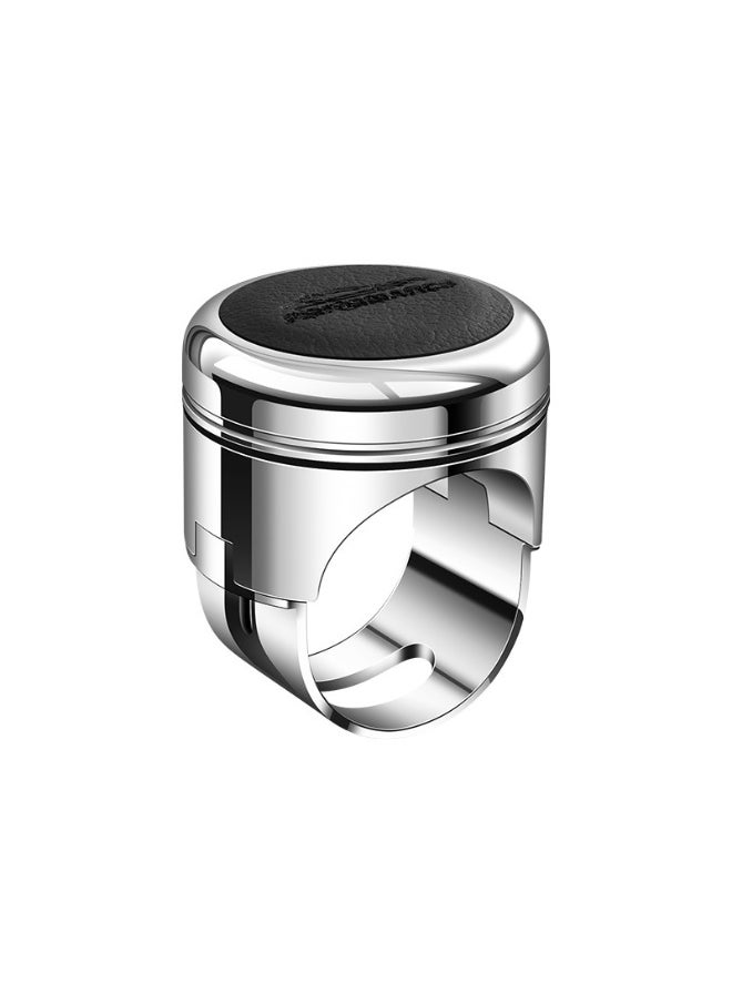 Generic Car steering wheel knob rotator stainless steel sport control knob 360 ° rotation, luxury steering wheel power handle rotary knob, suitable for cars, trucks, tractors, lawn mowers, compatible with any steering wheel  - Image 4