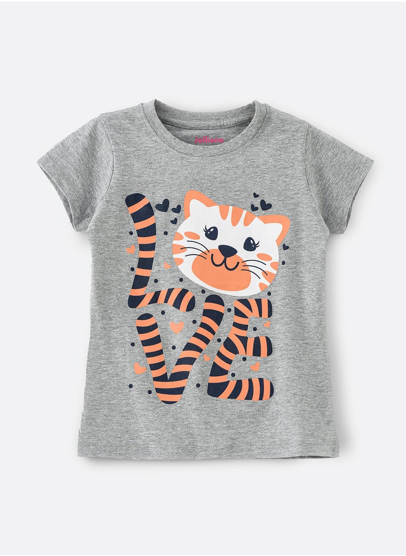 Jelliene Basic round neck graphic t-shirt  - Image 1