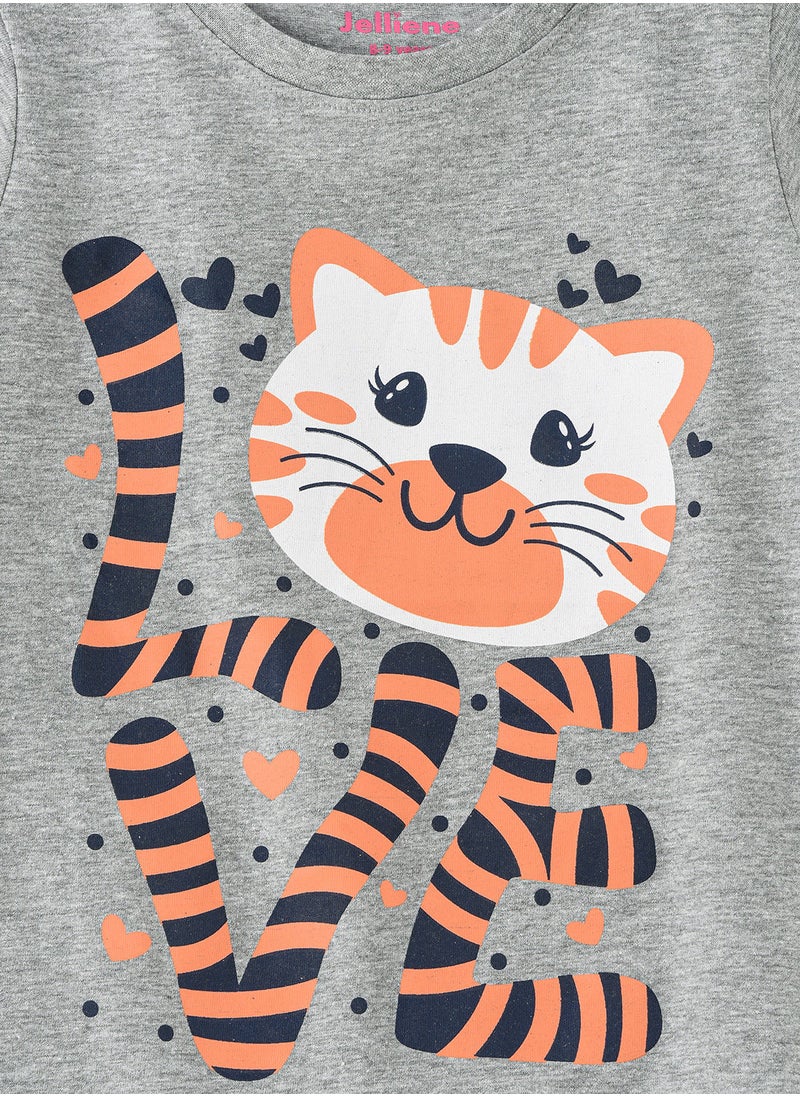 Jelliene Basic round neck graphic t-shirt  - Image 3