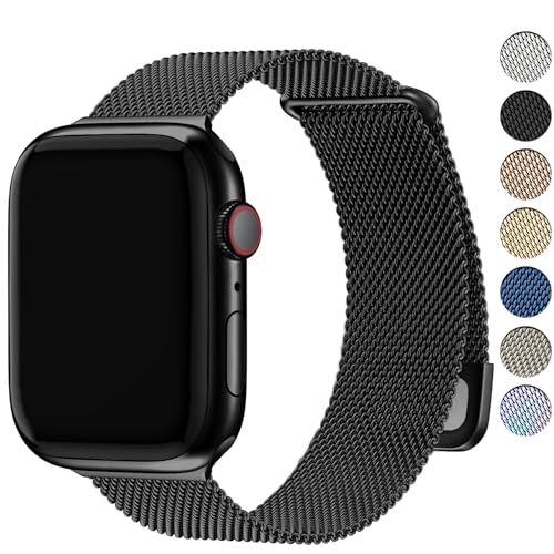 Fullmosa Compatible with Apple Watch Strap 49mm 46mm 45mm 44mm 42mm（Series 3/2/1） Women Men,Milanese iWatch Strap Ultra 3/2/1 SE3/2/1 Series 11 10 9 8 7 6 5 4 3 2 1,Blue [NO Watch and Case] - Image 1