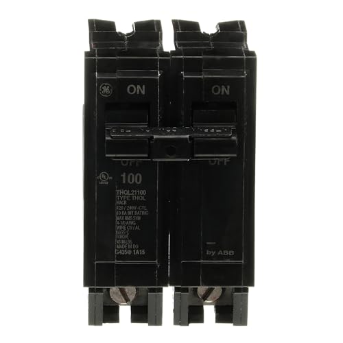 ABB Q-Line THQL21100 قاطع دائرة مزدوج 100 أمبير • قاطع دائرة مزدوج 100 أمبير 120/240 فولت تيار متردد • قاطع دائرة قياسي مزدوج • مفتاح أمان كهربائي • نوع تركيب توصيل - Image 1