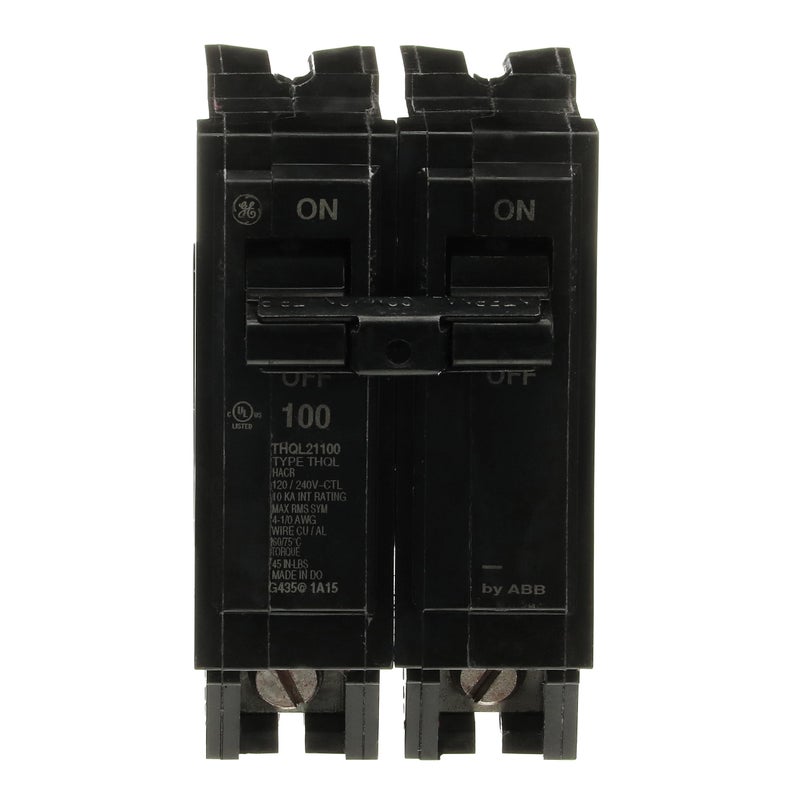ABB Q-Line THQL21100 قاطع دائرة مزدوج 100 أمبير • قاطع دائرة مزدوج 100 أمبير 120/240 فولت تيار متردد • قاطع دائرة قياسي مزدوج • مفتاح أمان كهربائي • نوع تركيب توصيل - Image 4