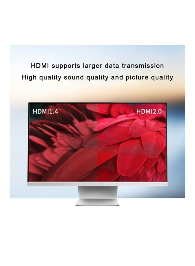 NIBEMINENT 3-Port HDMI 2.0 Splitter Black - Image 4