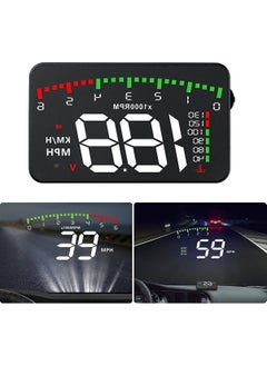 Duhaline Compatible For Hyundai Era-Getz Car External Digital Temperature-Speed-Revolution-Voltage Display Hub Obd  - Image 1