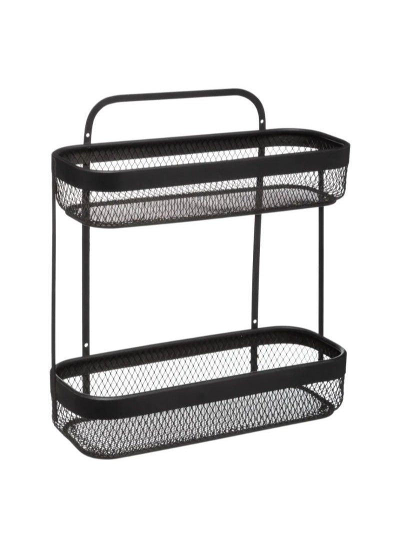 5five 2Level Metal Mesh Shelf 30.7 x 12 x 34.5cm 