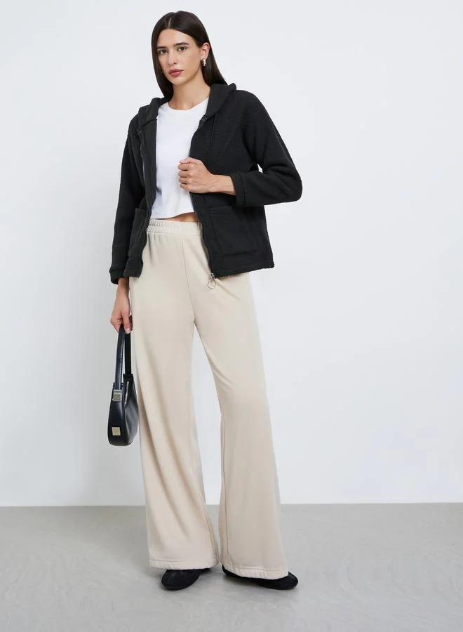 تايك تو جاكيت بياقة هودي وسحَّاب غلق