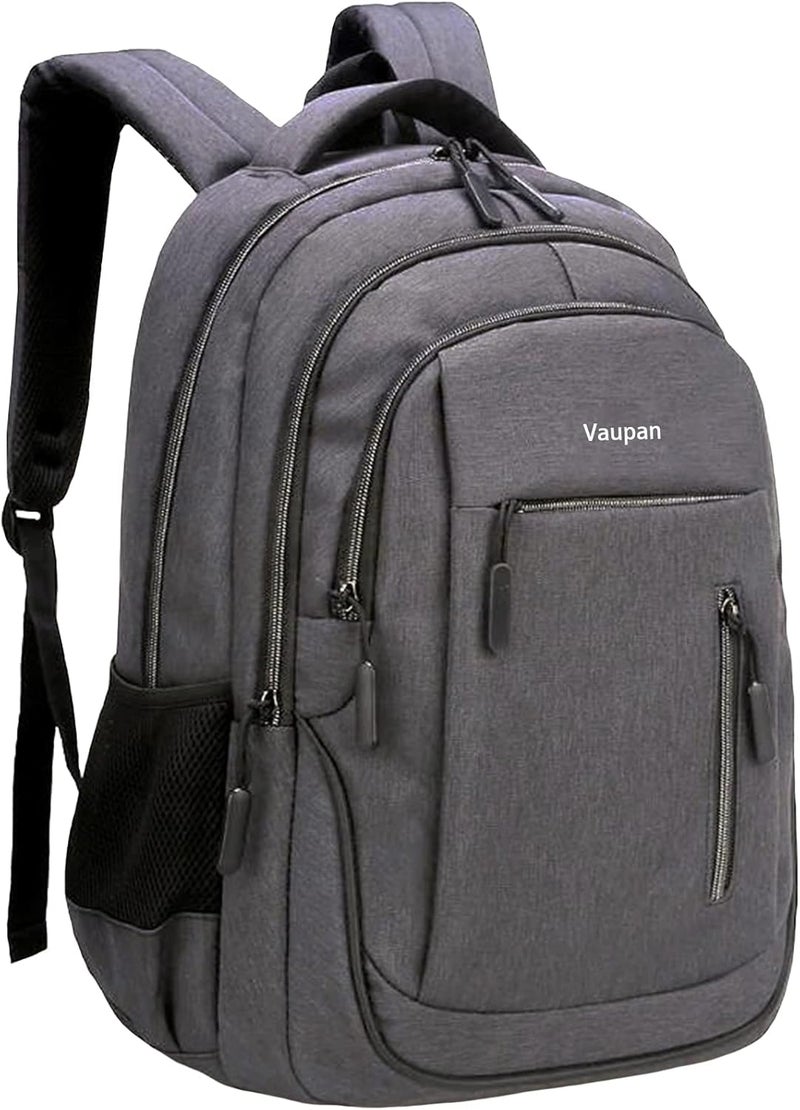 Vaupan Business Travel Laptop Backpack, Water Resistant College School Computer Bag Gifts with USB Charging Port for Men & Women Fits 15.6 Inch Notebook - Image 1