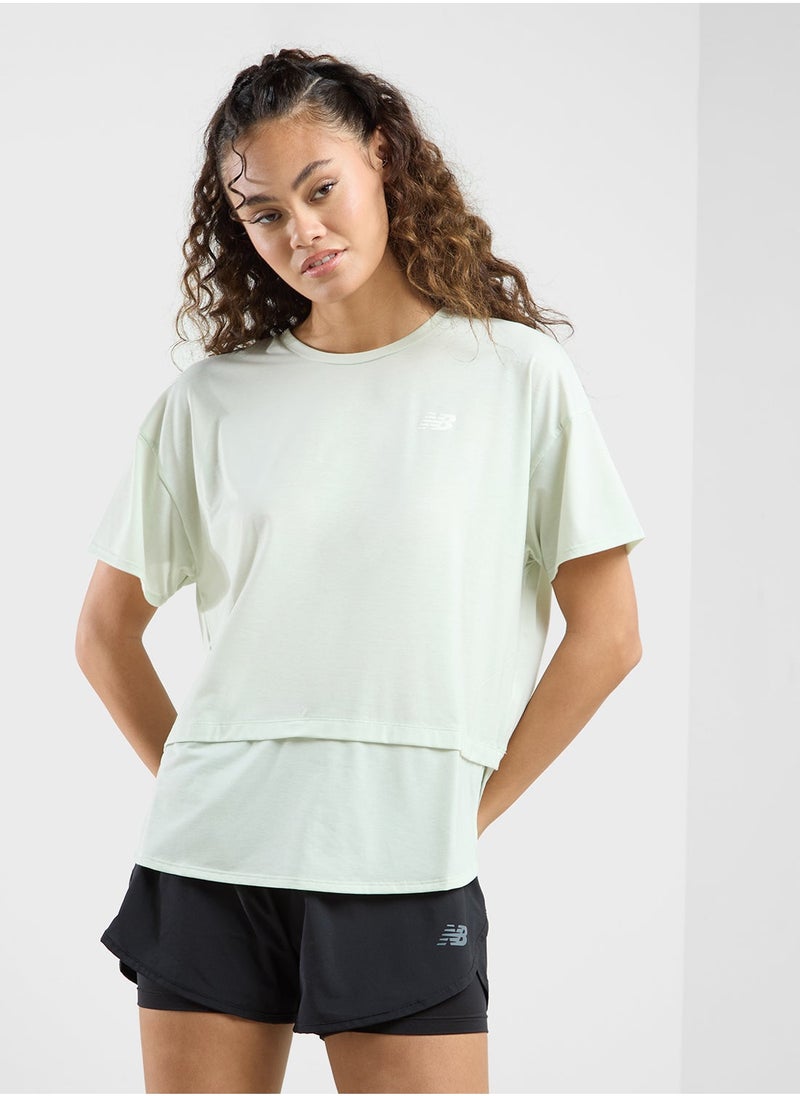New Balance Drapey Oversized T-Shirt - Image 1