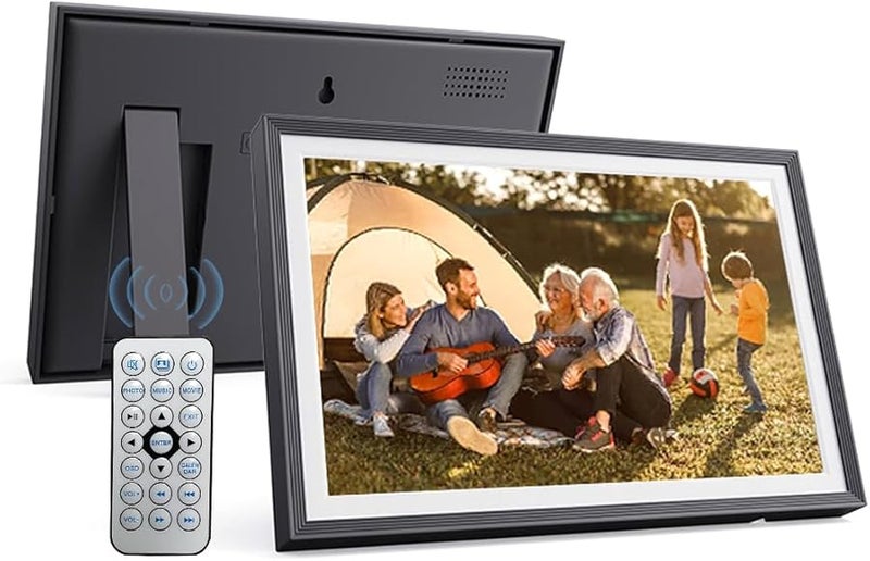 10.1 Inch Digital Photo Frame IPS HD Screen 1280x800 with Clock and Calendar Desktop Display - Image 1