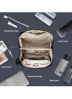 Skycare Skycare Wash Pouch Hanging Toiletry Bag for Men, Waterproof Dopp Kit Travel Makeup Bag Organizer for Toiletries and  Cosmetics  - Image 2