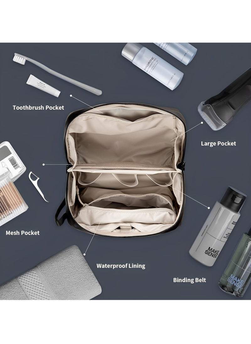 Skycare Skycare Wash Pouch Hanging Toiletry Bag for Men, Waterproof Dopp Kit Travel Makeup Bag Organizer for Toiletries and  Cosmetics  - Image 2