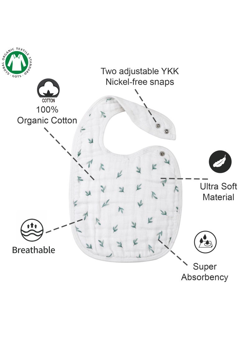 general 3-Pieces Mother Baby Supplies Baby Saliva Towel Cotton Water Uptake Baby Bib - Image 2