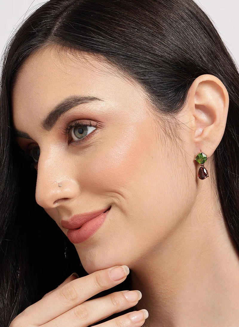 سوهي حلق مجوهرات صناعي معاصر متدلي