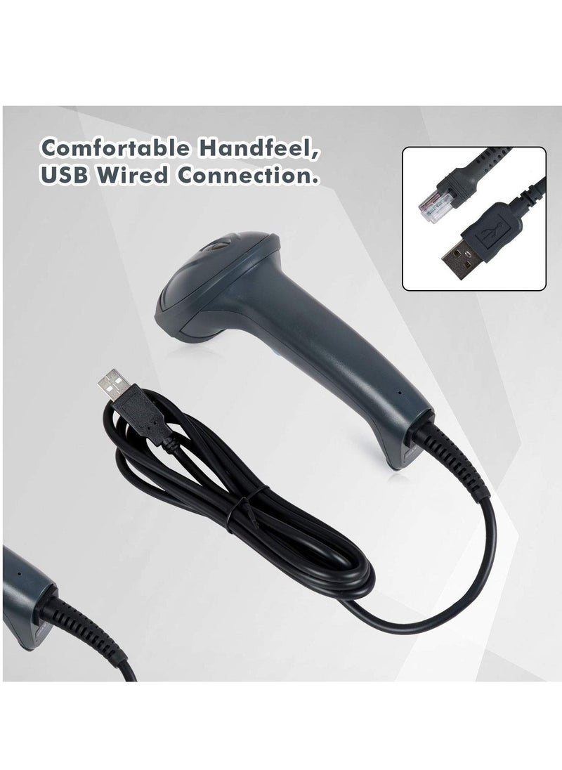 LS 450 Laser retsol Barcode Scanner BIS Approved Handheld 1 D USB Wired Barcode Reader Optical Laser High Speed for POS System Supermarket
