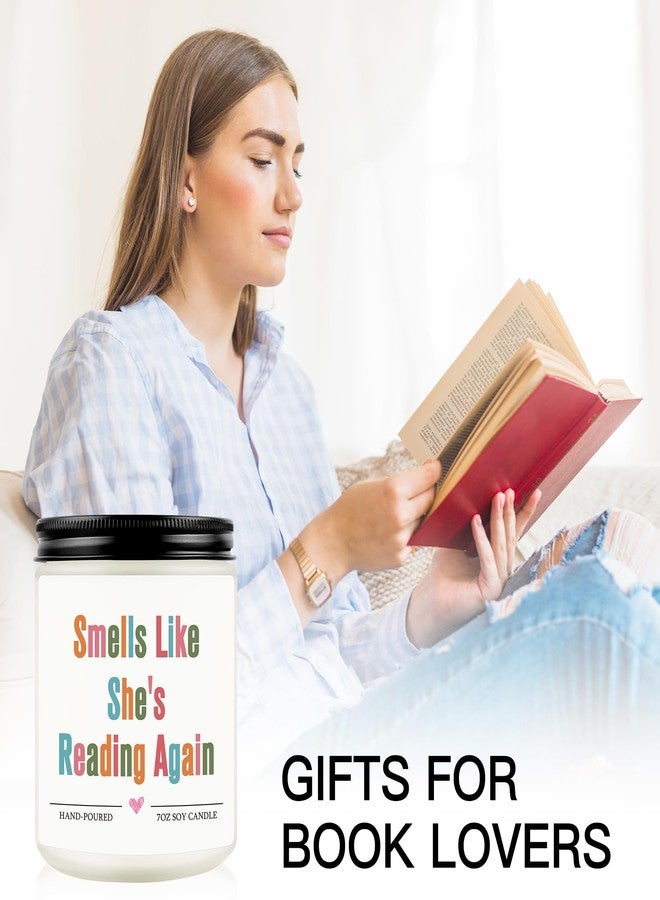 هدايا طريفة لعاشقات الكتب، هدايا للقارئات، هدية لمحبي الكتب، شمعة للقراءة، هدية عيد ميلاد مميزة لمحبي الكتب، أمناء المكتبات، ومحبي الكتب - Image 2