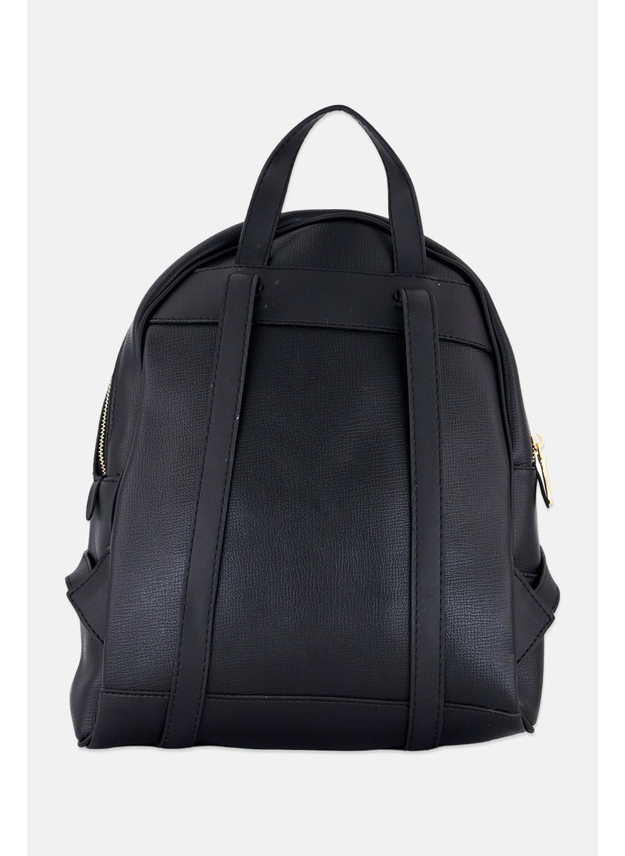 VINCE CAMUTO Women Brand Logo Backpack, Black  - Image 2