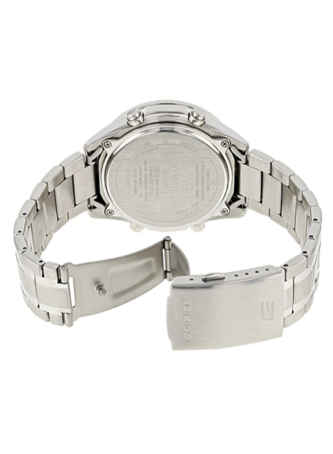 CASIO Men Edifice Stainless Steel Analog/Digital Watch EFV-C100D-1B - Image 3