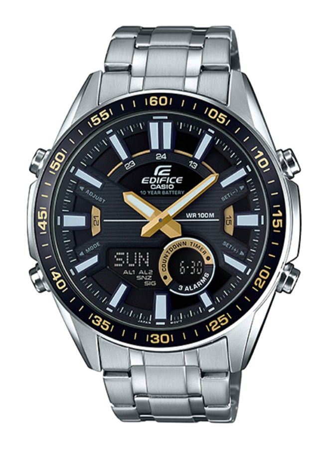 CASIO Men Edifice Stainless Steel Analog/Digital Watch EFV-C100D-1B - Image 1
