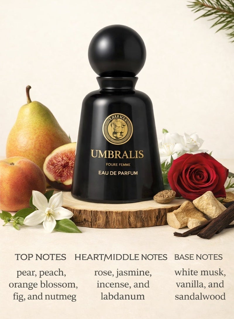 أنتروس عطر أنترُس أومبراليس أو دي بارفيوم 100 مل للنساء – عطر طويل الثبات بنفحات الكمثرى والبخور وخشب الصندل | عطر زهري خشبي فاخر - Image 3