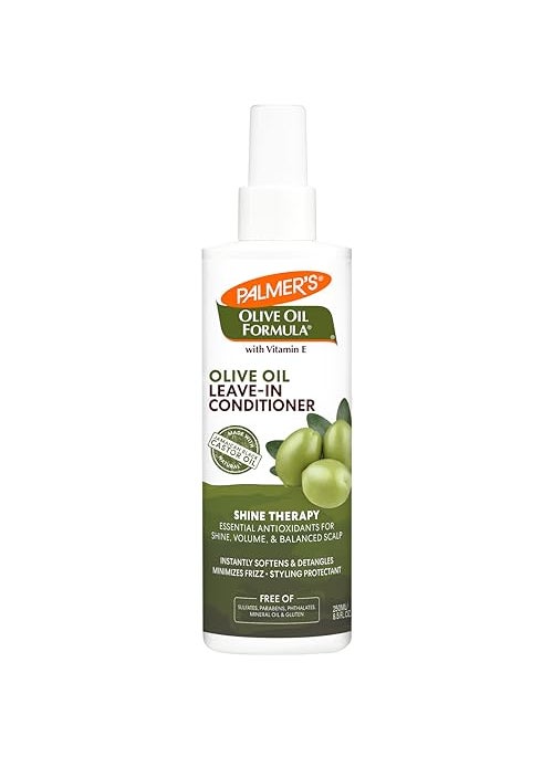 PALMER'S Palmer's Olive Oil Formula Leave In Conditioner Spray, Shine Therapy, Instantly Detangle, Soften and Smooth Textured and Curly Hair, 8.5 Ounces 