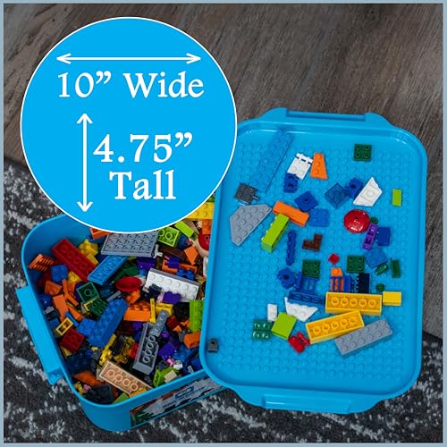 Brick Loot 1,000 Bricks Plus 70 Building Blocks Bulk Set – 1,070 Pieces with Deluxe Storage Box, Lego-Compatible Mixed Colors Classic Bricks, Creative STEM Construction Toys for Kids & Adults - Image 4