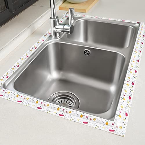 Jig-Tik Waterproof Tape for Kitchen Sink Oil Proof Caulk Tape Strip Self Adhesive Bathroom Corner Caulking Sealing Tape Gap Sealer Waterproof Tape for Platform Basin Toilet - Image 4