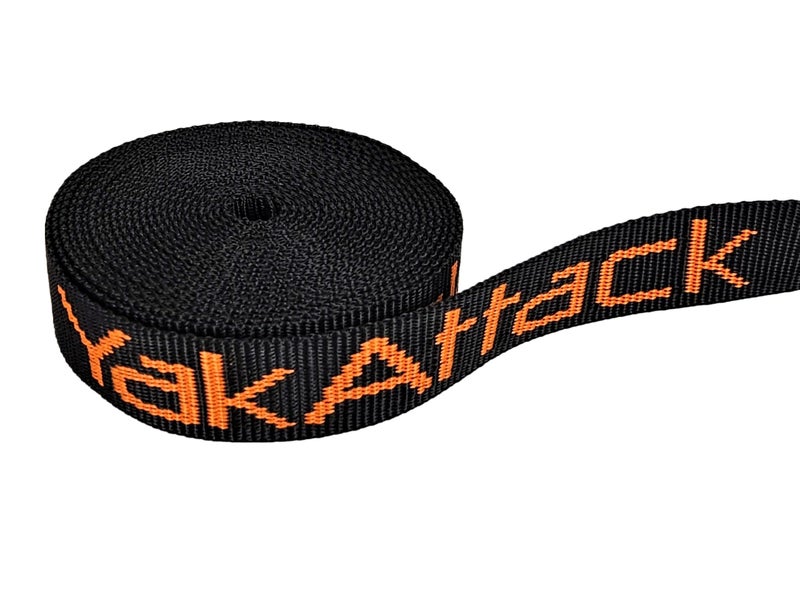 YakAttack 12' Cam Straps â€“ 2 Pack | Heavy Duty Polyester Kayak Tie Down with Rubber Buckle Cover | 1" x 12' | Black/Orange | Kayak Roof Rack and Trailer Secure Straps - Image 5