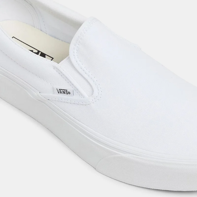 VANS White Classic Stackform Unisex Slip-On Shoes  | Best Price UAE