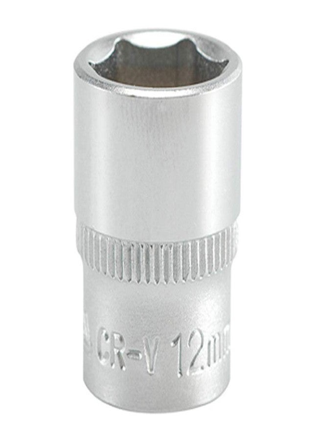 Yato combo Set of 4 Hexagonal Sockets YT-1410(11mm),YT-1411(12mm),YT-1413(13mm), YT-14122(14mm) with length of 25mm and 1/4 inch drive made of chromium Vanadium-Pack of 4 - Image 3