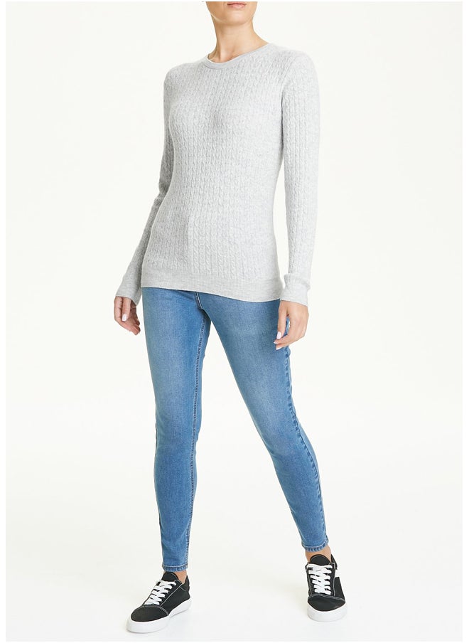 Matalan Grey Baby Cable Jumper  - Image 2
