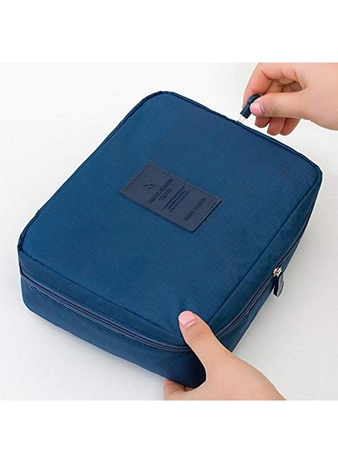 Styleys Toiletry Bag Travel Pouch Cosmetic Pouch (S1028 Navy Blue)  - Image 2