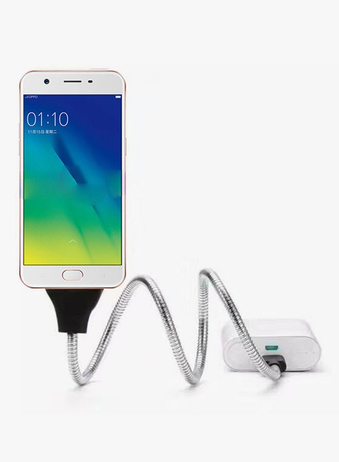 فوبيري قاعدة شحن بمنفذ Micro USB فضي / أسود - Image 3